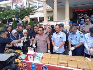 Polda Jambi Musnahkan Puluhan Kilogram Narkoba dari Berbagai Jenis