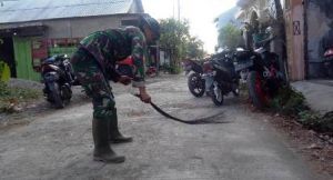 Bak Main Debus Yang Dilakukan Satgas TMMD
