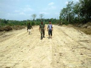 Tugu Reguler TMMD Kodim 0415/Bth Akan Dibangun, Kapten Rilman: Simbol TNI Manunggal Bersama Rakyat