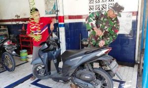 Belajar Ilmu Perbengkelan Sembari Tugas di TMMD