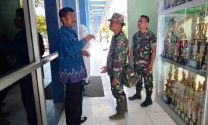 Istirahat TMMD, Sempatkan Sosialisasi Rekrutmen Anggota TNI