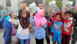 Akrabi Anak-Anak Desa Sasaran, Satgas TMMD Gelar Lomba