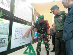 Dandim 0415/Bth Berikan Pemaparan Program TMMD Ke-105 di Desa Ladang Peris Pada Tim Wasev