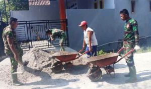 Bakal Jadi Sejarah, Angkong Di TMMD Kalikondang