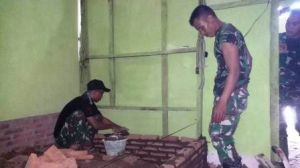 Lagi, Rumah Warga Direhab TNI Satgas TMMD