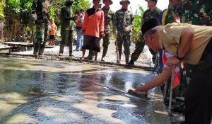 Bangga Dengan TMMD, Bupati Ikut 