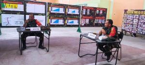 Dansatgas Pimpin Rapat Evaluasi TMMD di Desa Ladang Peris