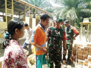 Kepala Desa Ladang Peris Sujarno: Kagum dengan Sosok Satgas TNI Manunggal Membangun Desa (TMMD)