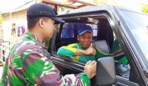 Jelang Berakhirnya TMMD, Satgas Terus Bangun Silahturahmi Dengan Warga