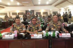 Kapolda Jambi Ikuti Rakor Kesiapan Pengamanan Pelantikan Presiden dan Wapres RI