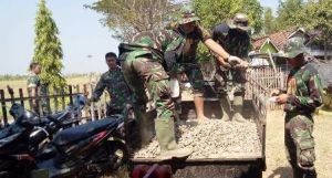TMMD Segera Berakhir, Sejumlah Satgas Melakukan Finishing Sejumlah Sasaran Fisik