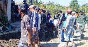 Antusias Warga Hantarkan Kesuksesan TMMD Kalikondang