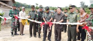 TMMD Resmi Ditutup, Ini Pesan Dansatgas ke Masyarakat Desa Ladang Peris
