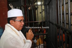 Rayakan Idul Adha 1440 H, Kapolda Jambi Berbagi Kebahagiaan ke Warga Binaan 