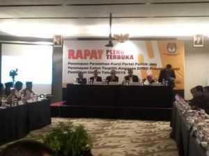 55 Caleg Terpilih DPRD Provinsi Jambi Ditetapkan, Satu Caleg Belum Laporkan LHKPN