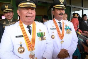 Bupati Safrial Jadi Irup Peringatan HUT Ke-74 RI di Kabupaten Tanjabbarat