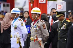 Kapolresta Jambi Wakili Jambi Jadi Petugas Upacara di Istana Merdeka