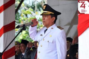 Bupati Batanghari Pimpin Upacara Kemerdekaan RI Ke 74