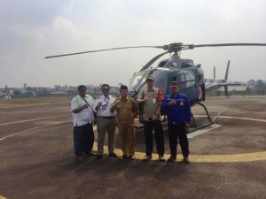 Fachrori Pantau Dari Udara, Apresiasi Kerja Keras Satgas Pengendalian Karhutla