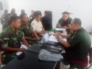 Tim Wasrik Itdam II/Swj Kunjungi Satuan Jajaran Korem 042/Gapu