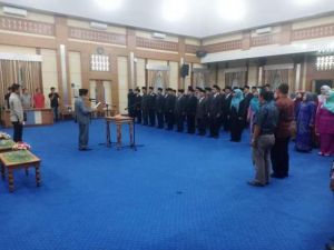 Wako Sungai Penuh AJB Lantik 102 Pejabat Eselon, Ini Rinciannya