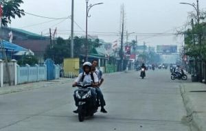 Kualitas Udara Tidak Sehat, Dinkes Tanjabbar Bagikan Masker