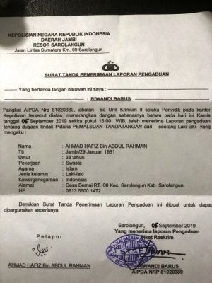 Angkat Bicara Soal Laporannya di Polres, Hafiz Sebut Tak Pernah DIlibatkan Dalam Keuangan Partai