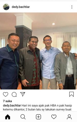 Pengusaha Temui HBA di Jakarta Dorong Maju Pilgub 2020