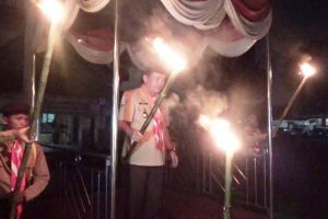 Semarak Peringatan Hari Pramuka ke-58 di Merangin