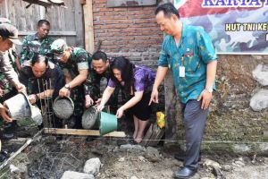 Kodim 0716/Demak Bangun Rumah Penderita Tunanetra