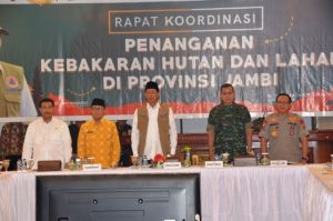 Fachrori: Kedatangan Kepala BNPB dan Pangdam Perkuat Penanganan Karhutla Jambi