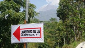 Papan Petunjuk Arah Lokasi TMMD Kodim Boyolali Mulai Bertebaran