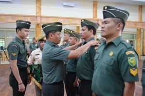 Danrem 042/Gapu: Kenaikan Pangkat Adalah Penghargaan Satuan Terhadap Prestasi Prajurit