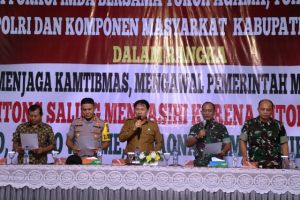 Jaga Kamtibmas di Mimika, Forkopimda dan Tokoh Masyarakat Lakukan Tatap Muka