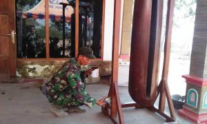 Kentongan TMMD di Mata Serda Lumadiyono