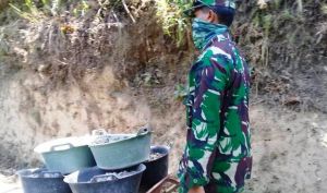 Terus Bergerak Bersama Warga Selesaikan Sasaran Fisik TMMD