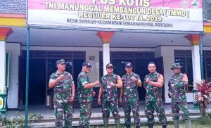 Abadikan Momen Di Lokasi TMMD