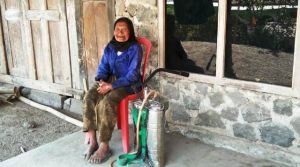 Tak Kuat Ikut Kerja Bhakti, Mbah Citro Doakan Kesuksesan TMMD