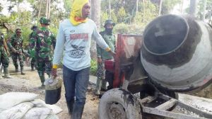 Sukseskan TMMD, Herman Terus Jaga Kondisi Molen