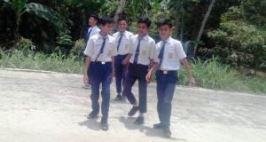 Murid-Murid SMP Sudah Nikmati Karya TMMD