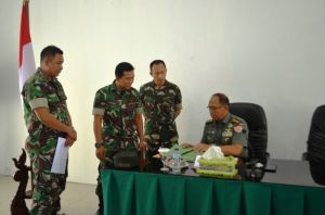 Tim Pengendalian Program TNI AD Sambangi Korem 042/Gapu, Ini Tujuannya
