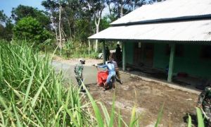 Tak Kenal Lelah, Pengecoran Jalan Terus Digenjot