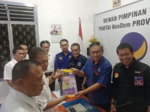 Al Haris Menjadi Calon Penutup Pendaftaran Cagub Di Partai NasDem