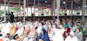 Rajut Persatuan dan Kesatuan, Ribuan Massa Ikuti Tabliq Akbar di Mapolda Jambi