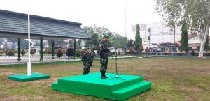 Letkol Czi Novi Kurniawan Pimpin Upacara Hari Sumpah Pemuda ke 91 di Korem 042 Gapu   