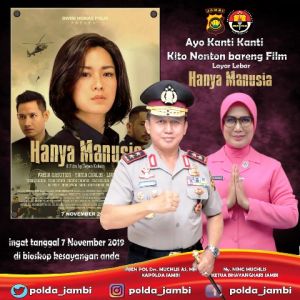 Kapolda Jambi Ajak Masyarakat Tonton Film Karya Anak Bangsa, Ini Judulnya