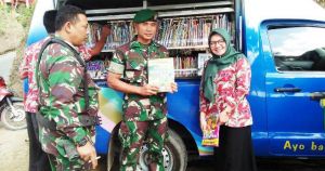 Diserbu Pelajar, Kehadiran Pusling Di Lokasi Upacara TMMD