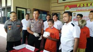 Hendak Transaksi 1 Kg Sabu Di Halaman Masjid Agung, Warga Tanjung Katung Ditangkap