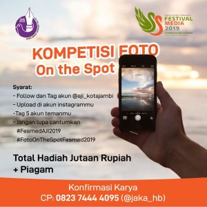 Ikuti Lomba Vlog dan Foto On The Spot Pada Acara Fesmed 2019 di Jambi