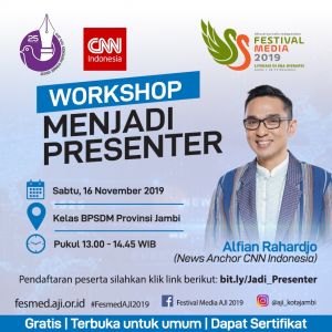 Mau Belajar Jadi Presenter, Catat Jadwalnya Bersama Alfian Rahardjo CNN Indonesia di Fesmed 2019